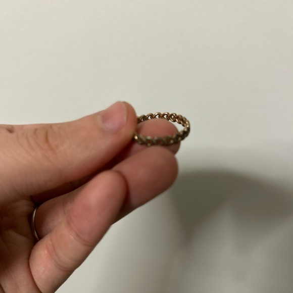 Pandora Rose Gold Band of Hearts Ring - Picture 4 of 4